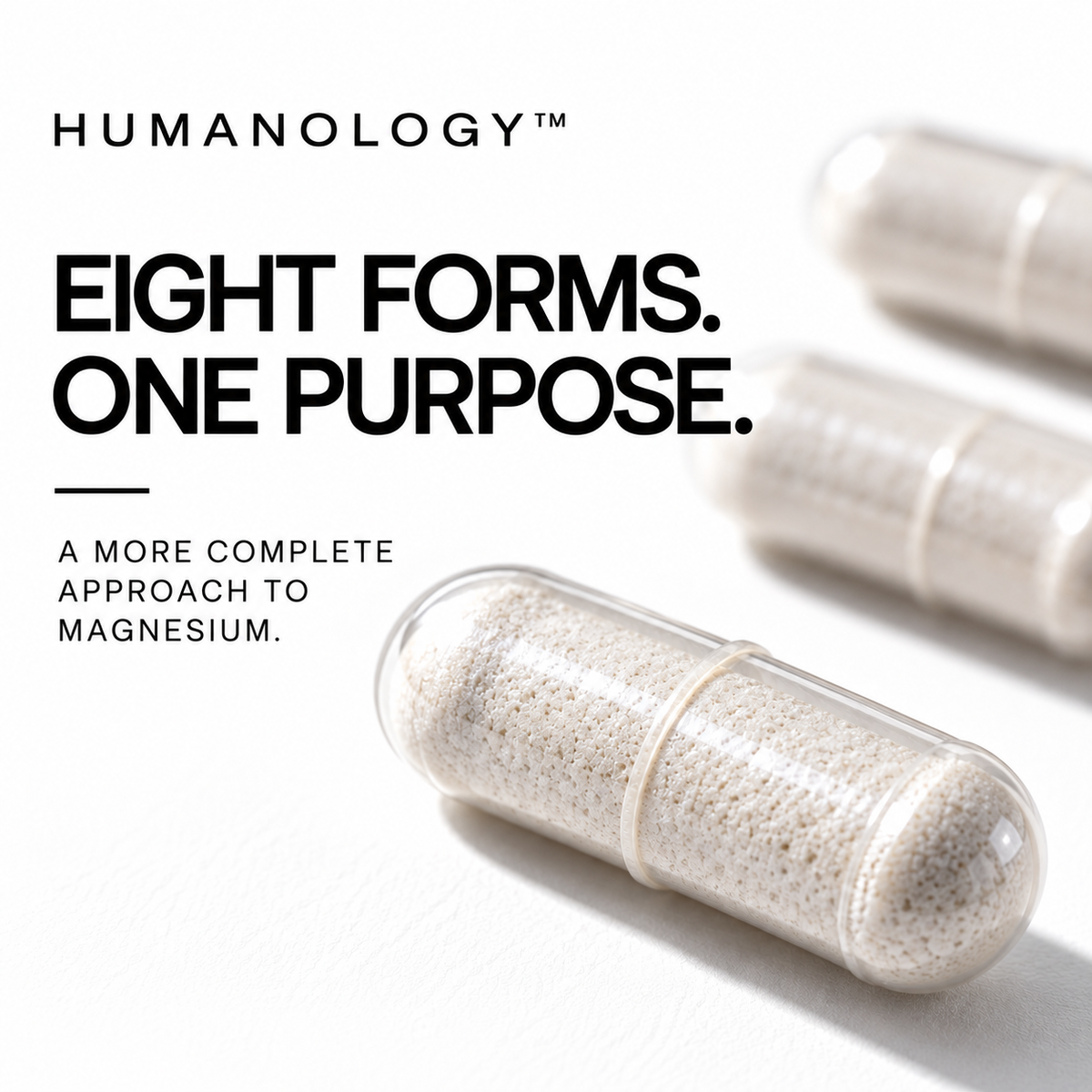 Full Spectrum Magnesium System – 8 Forms, 378mg per Serving | Humanology